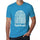 Spiritual Fingerprint Blue Mens Short Sleeve Round Neck T-Shirt Gift T-Shirt 00311 - Blue / S - Casual