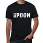 Spoon Mens Retro T Shirt Black Birthday Gift 00553 - Black / Xs - Casual