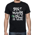 sport, World Goes Arround, Men's Short Sleeve Round Neck T-shirt 00082