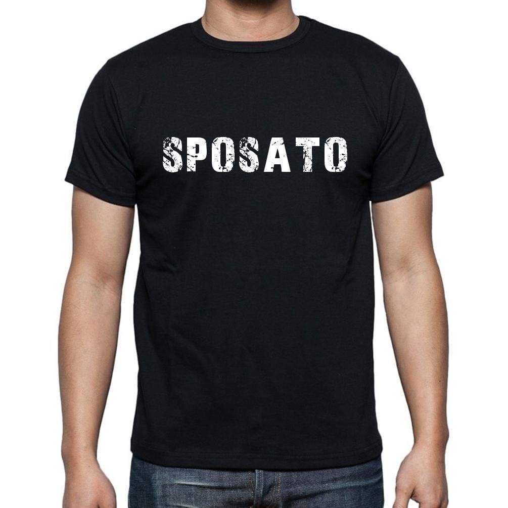 Sposato Mens Short Sleeve Round Neck T-Shirt 00017 - Casual
