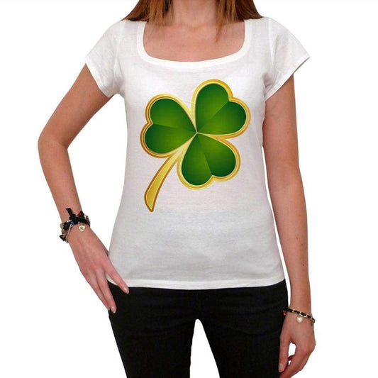 St Patricks Day Gold Shamrock T-Shirt For Women T Shirt Gift - T-Shirt
