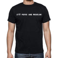 st. pierre and miquelon Men's T-Shirt Short Sleeve Round Neck Black t shirt for men