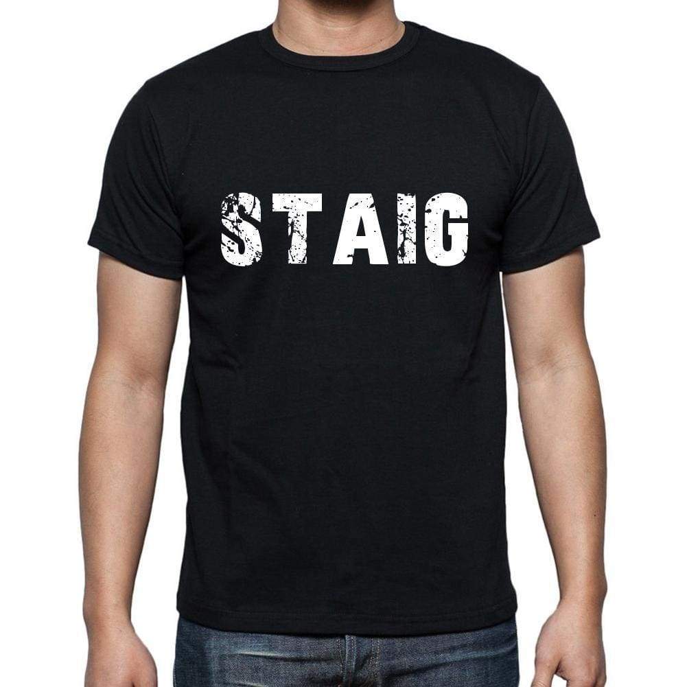 Staig Mens Short Sleeve Round Neck T-Shirt 00003 - Casual