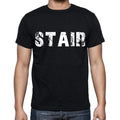 stair Men's Short Sleeve Round Neck T-shirt , Black T-shirt EN