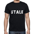 T-shirt <span>à manches courtes et</span> <span>col rond</span> <span>pour hommes</span> , 5 lettres <span>Noir</span> , mot 00006