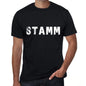 Stamm Mens T Shirt Black Birthday Gift 00548 - Black / Xs - Casual