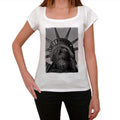 Statue of Liberty 1 Women's Short Sleeve Round Neck T-shirt 00111