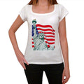 Statue of Liberty 6 Women's Short Sleeve Round Neck T-shirt 00111