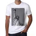 Statue of Liberty America Men's Short Sleeve Round Neck T-shirt