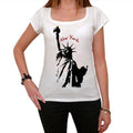 Statue of Liberty Tshirt Women's Short Sleeve Scoop Neck Tee 00181