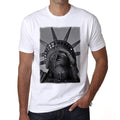Statue of Liberty USA Men's Short Sleeve Round Neck T-shirt