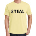 steal Men's Short Sleeve Round Neck T-shirt 00043