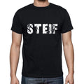 steif, kurzärmliges Herren-T-Shirt mit Rundhalsausschnitt