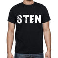 sten Men's Short Sleeve Round Neck T-shirt 00016
