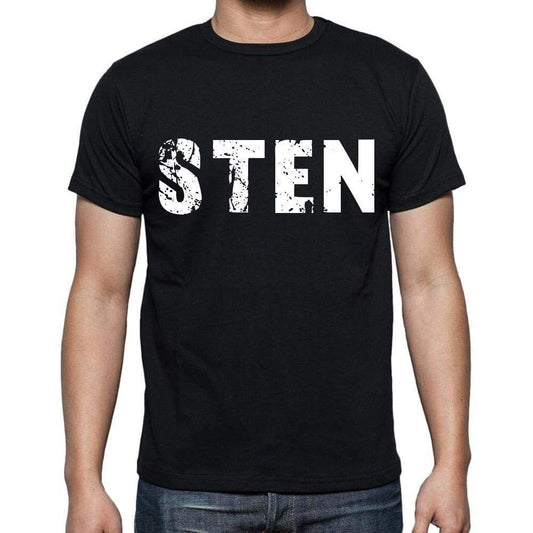 Sten Mens Short Sleeve Round Neck T-Shirt 00016 - Casual