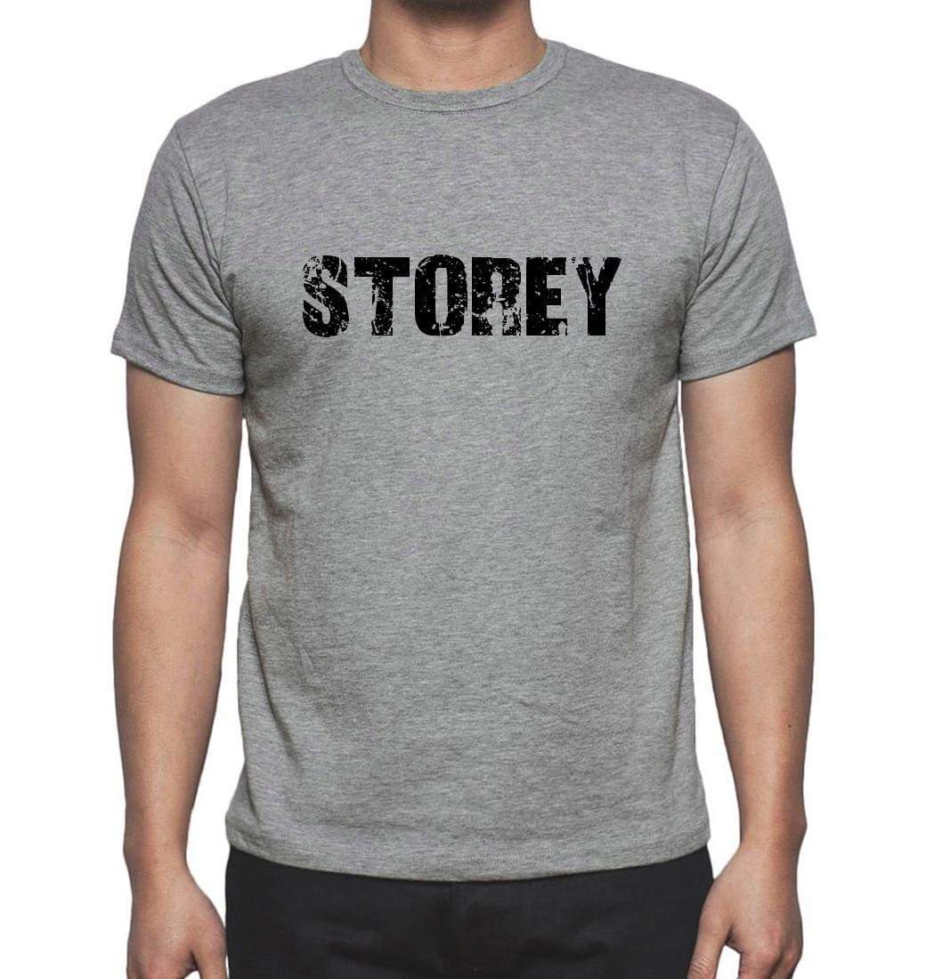 Storey Grey Mens Short Sleeve Round Neck T-Shirt 00018 - Grey / S - Casual