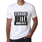 Straight Outta Amravati Mens Short Sleeve Round Neck T-Shirt 00027 - White / S - Casual