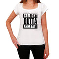 Straight Outta Amravati, Women's Short Sleeve Round Neck T-shirt 00026