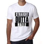Straight Outta Halle Mens Short Sleeve Round Neck T-Shirt 00027 - White / S - Casual