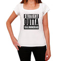 Straight Outta Kaliningrad, Women's Short Sleeve Round Neck T-shirt 00026