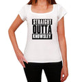 Straight Outta Knowsley, Women's Short Sleeve Round Neck T-shirt 00026