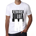 Straight Outta M, Men's Short Sleeve Round Neck T-shirt 00027