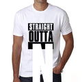 Straight Outta N, Men's Short Sleeve Round Neck T-shirt 00027