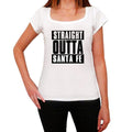Straight Outta Santa Fe, Women's Short Sleeve Round Neck T-shirt 00026