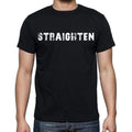 straighten Men's Short Sleeve Round Neck T-shirt