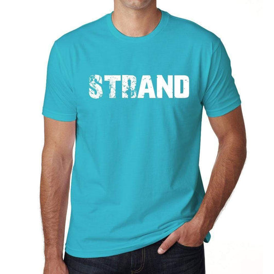 Strand Mens Short Sleeve Round Neck T-Shirt 00020 - Blue / S - Casual