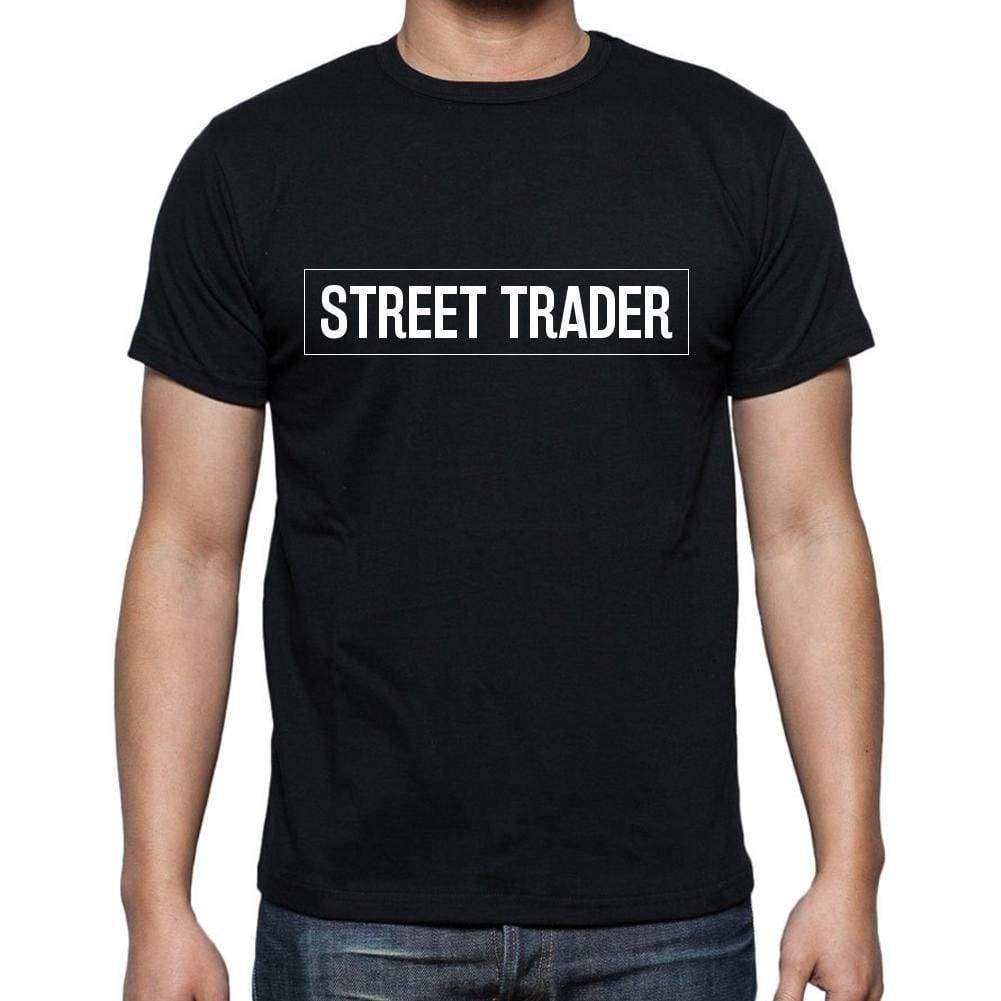 Street Trader T Shirt Mens T-Shirt Occupation S Size Black Cotton - T-Shirt