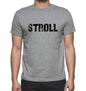 Stroll Grey Mens Short Sleeve Round Neck T-Shirt 00018 - Grey / S - Casual