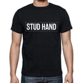 Stud Hand t shirt, mens t-shirt, occupation, S Size, Black, Cotton