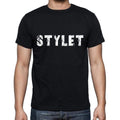 stylet ,Men's Short Sleeve Round Neck T-shirt 00004