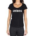 suédois, French Dictionary, Women's Short Sleeve Round Neck T-shirt 00010
