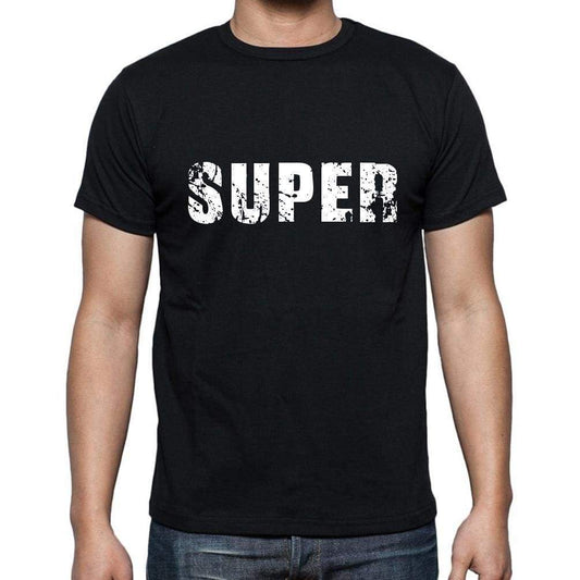 Super Mens Short Sleeve Round Neck T-Shirt - Casual