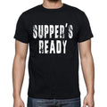 Supper's Ready Men's Short Sleeve Round Neck T-shirt , Black T-shirt EN