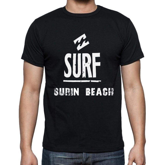 Surin Beach Surf Surfing T-Shirt Mens Short Sleeve Round Neck T-Shirt - Casual