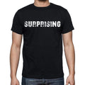 surprising Men's Short Sleeve Round Neck T-shirt , Black T-shirt EN
