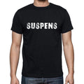 suspens, Französisches Wörterbuch, Herren-Kurzarm-Rundhals-T-Shirt 00009