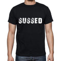 sussed ,Men's Short Sleeve Round Neck T-shirt 00004