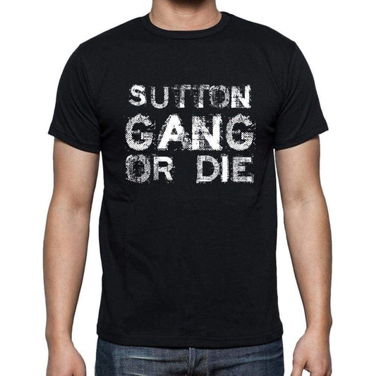 Sutton Family Gang Tshirt Mens Tshirt Black Tshirt Gift T-Shirt 00033 - Black / S - Casual