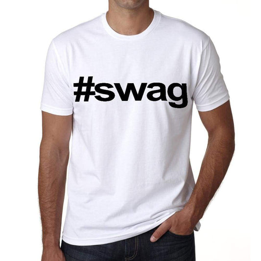 Swag Hashtag Mens Short Sleeve Round Neck T-Shirt 00076