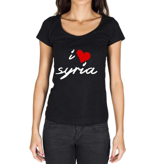 Syria Womens Short Sleeve Round Neck T-Shirt - Casual