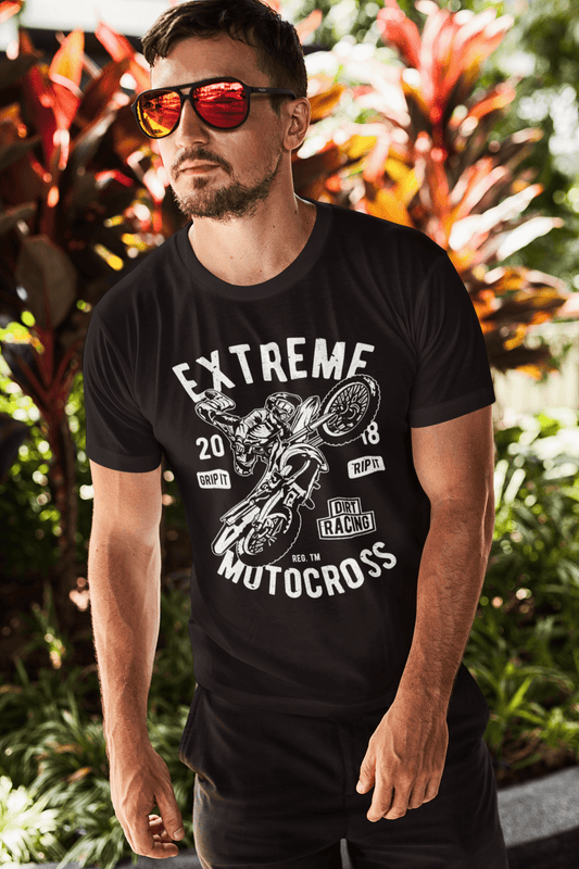 ULTRABASIC Men's Graphic T-Shirt Extreme Motorcross 2018 - Dirt Racing - Motor Lovers