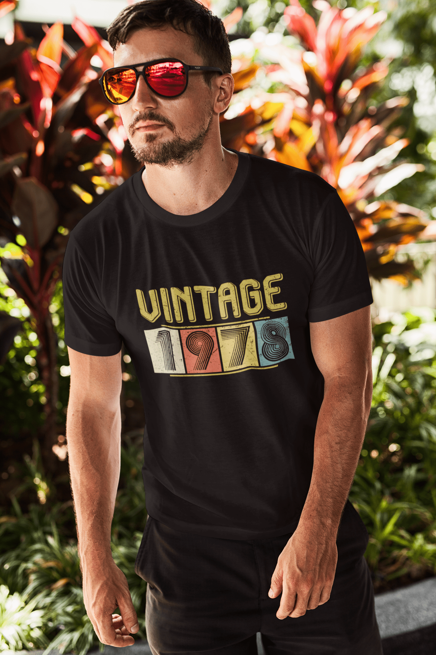ULTRABASIC Men's T-Shirt Vintage 1978 - Gift for 43rd Birthday Tee Shirt