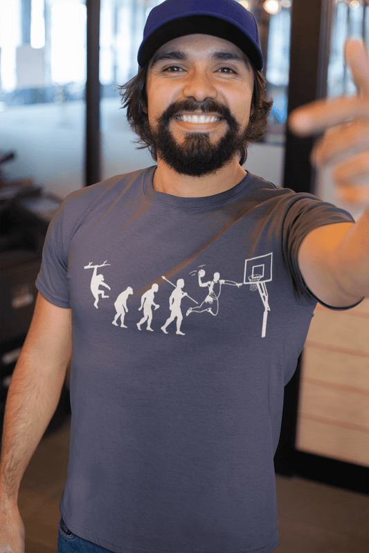 Ultrabasic - T-Shirt Unisexe Graphique Évolution du Basket Denim