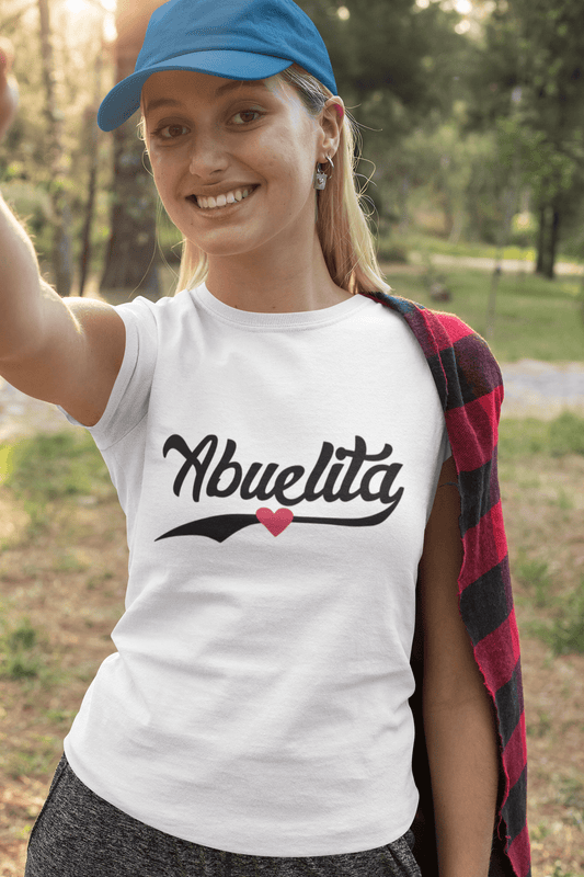 Ultrabasic - Tee-Shirt Femme col Rond Décolleté Abuelita Est. 2018