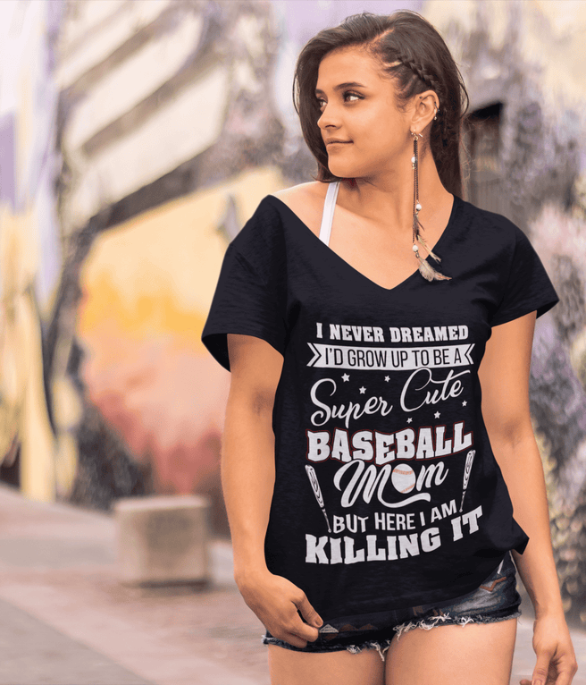 Funny Design Baseball T-Shirt - Cool T-Shirt - Trendy Baseball Tee