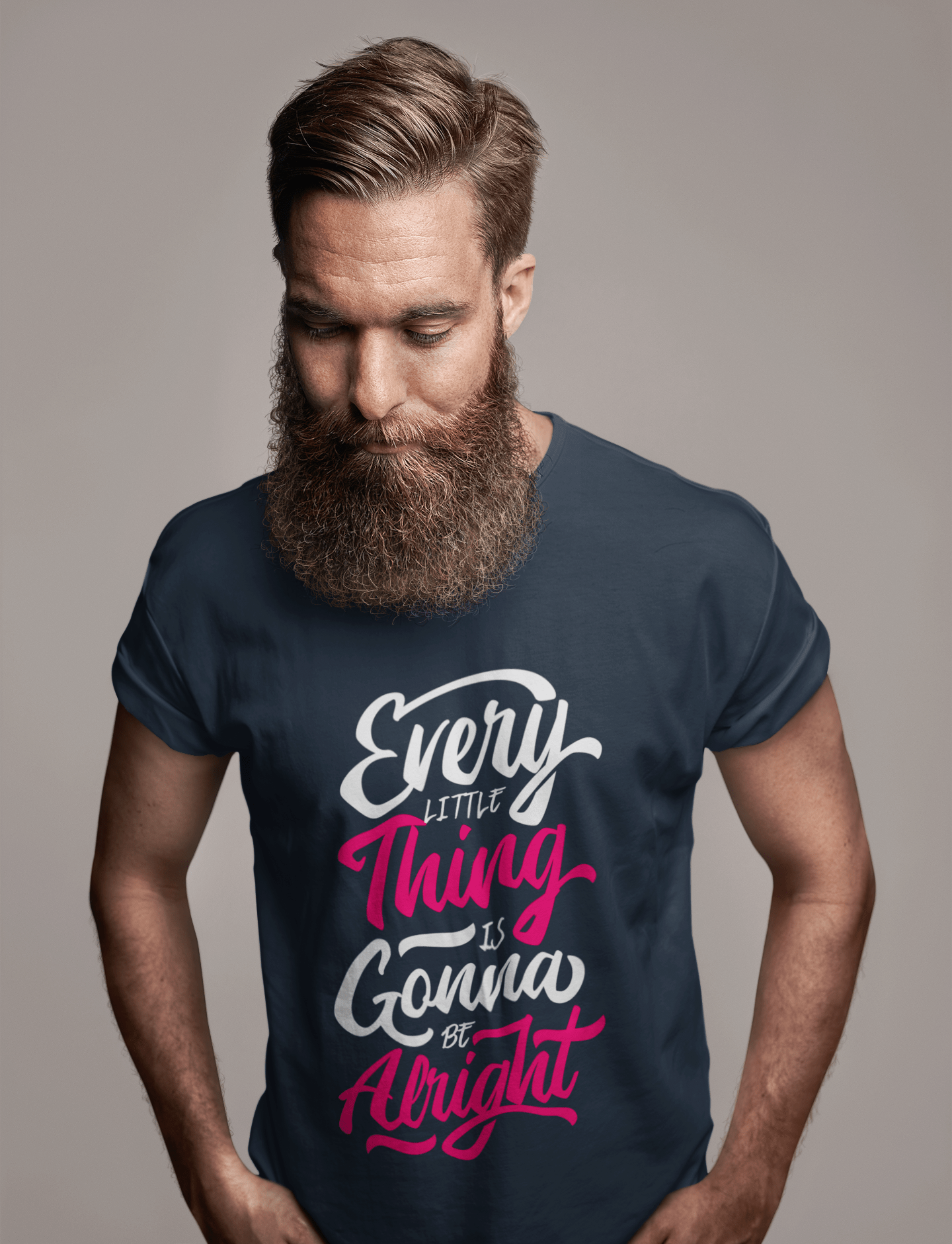 T-Shirt homme Every Little Thing Is Gonna Be Alright T-Shirt graphique Good Vibes